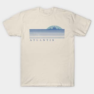 Stargate Atlantis Retro Cityscape T-Shirt